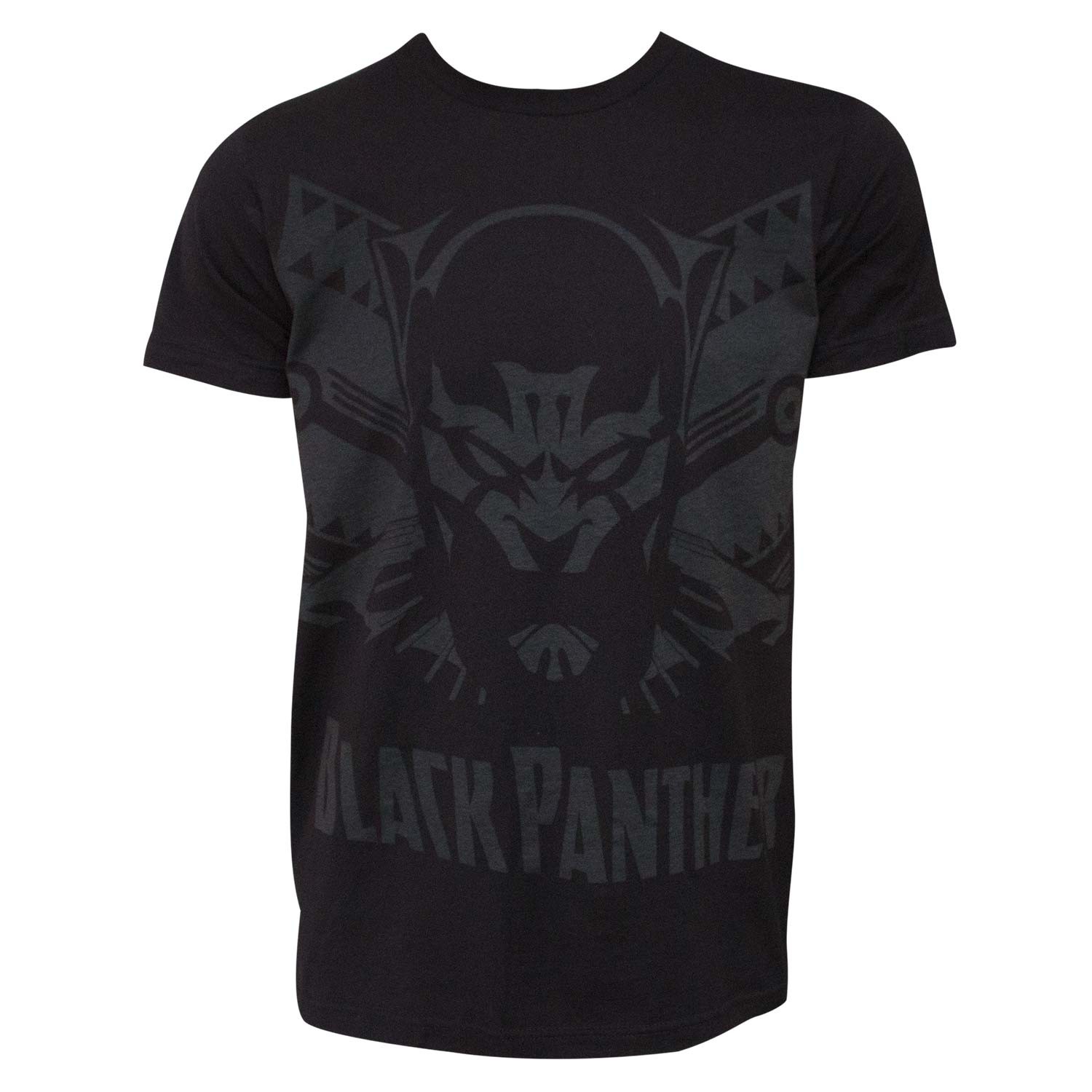 Black Panther Shadow Men's Black T-Shirt