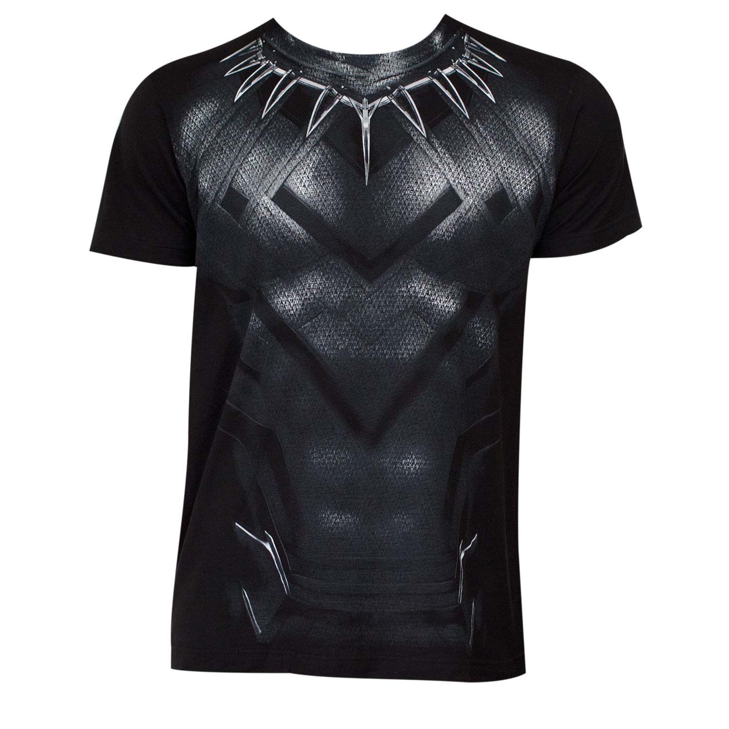 Captain America Civil War Black Panther Movie Suit Men's Costume T-Shirt