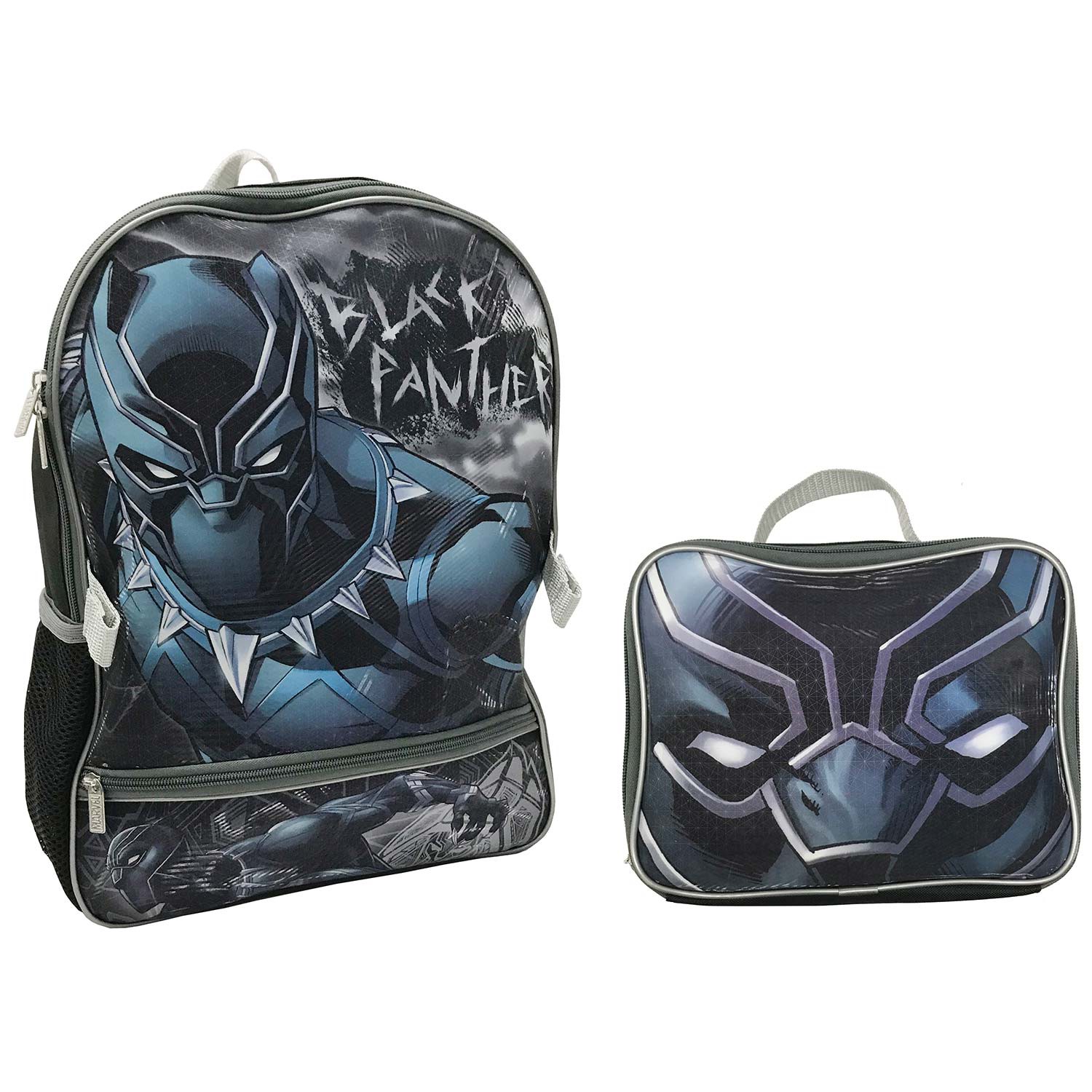 Black Panther Backpack and Lunch Kit