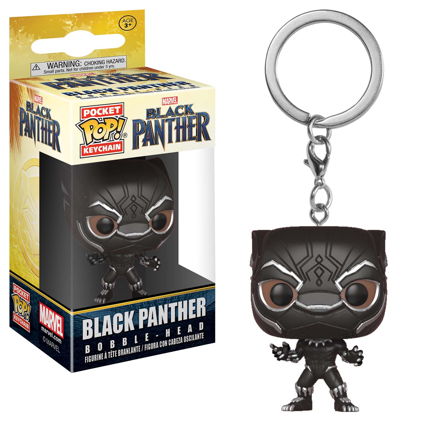 Black Panther Funko Pocket Pop Keychain