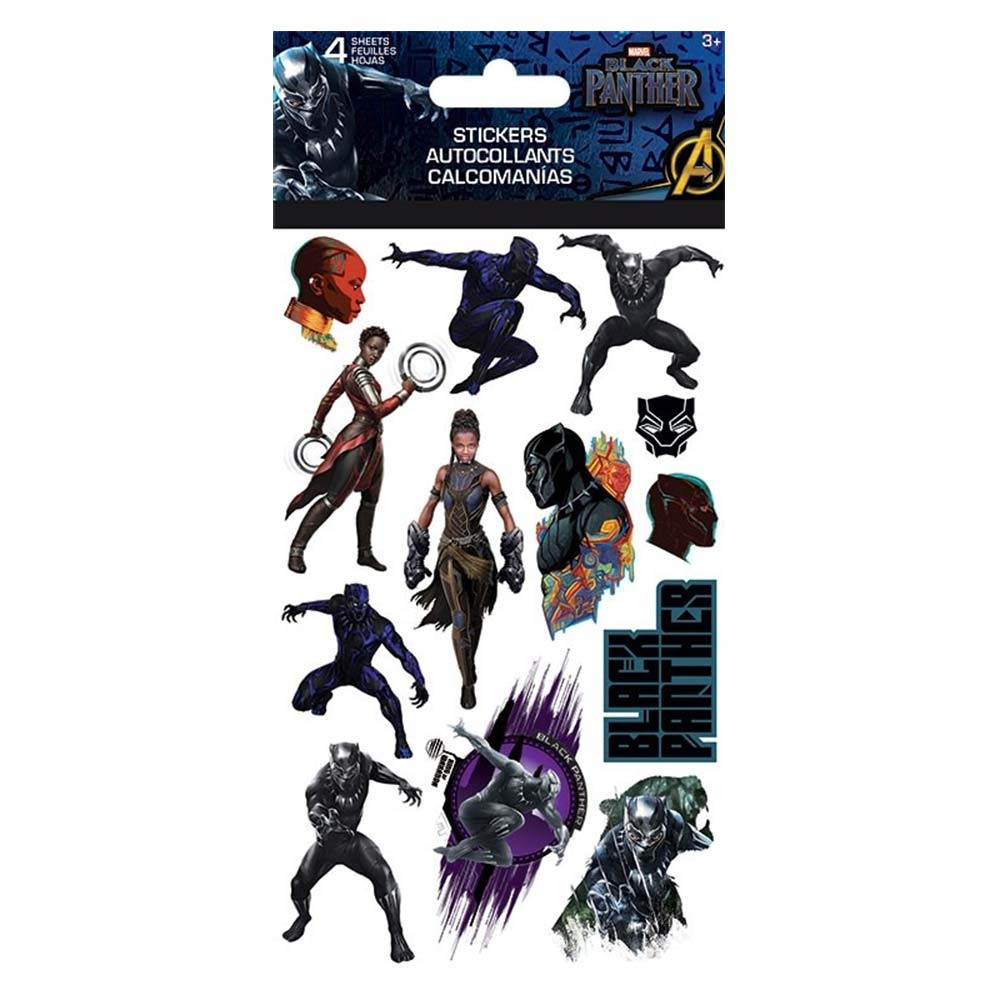 Black Panther Sticker Set