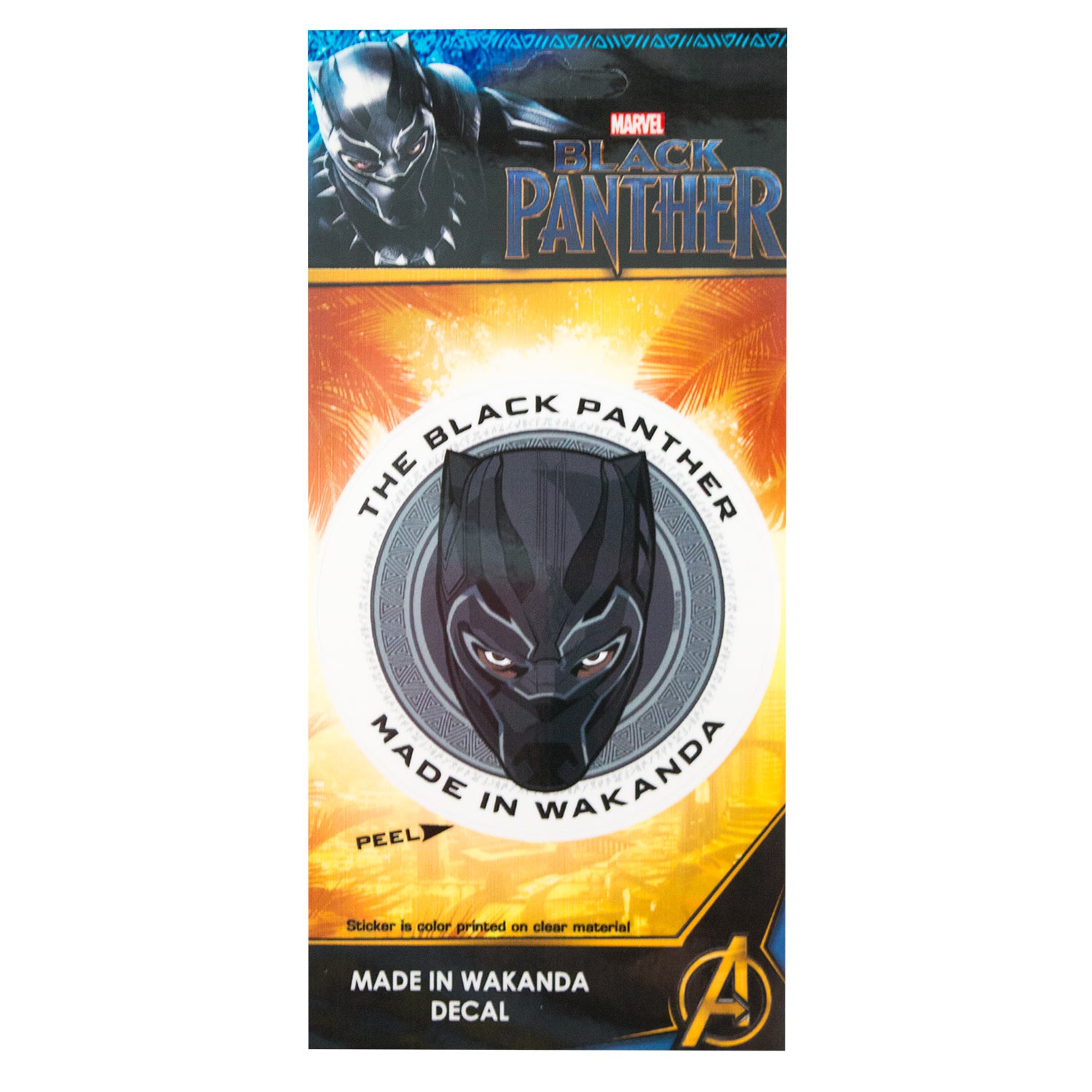Black Panther Made In Wakanda Sticker