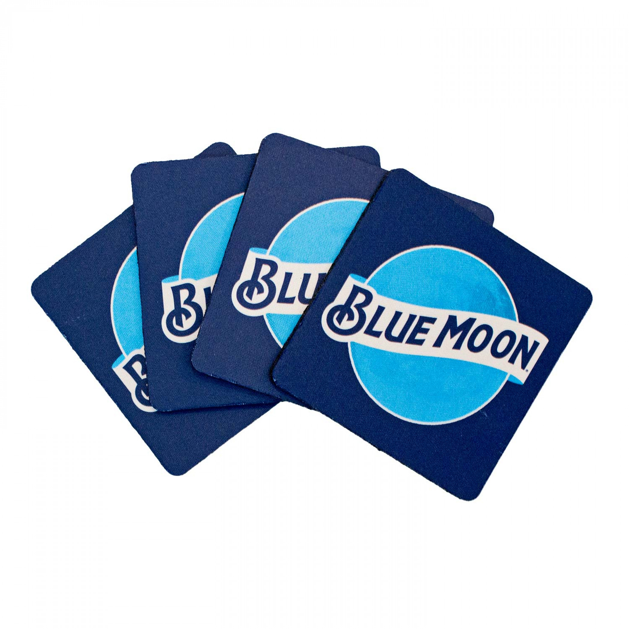 Blue Moon Neoprene Coasters