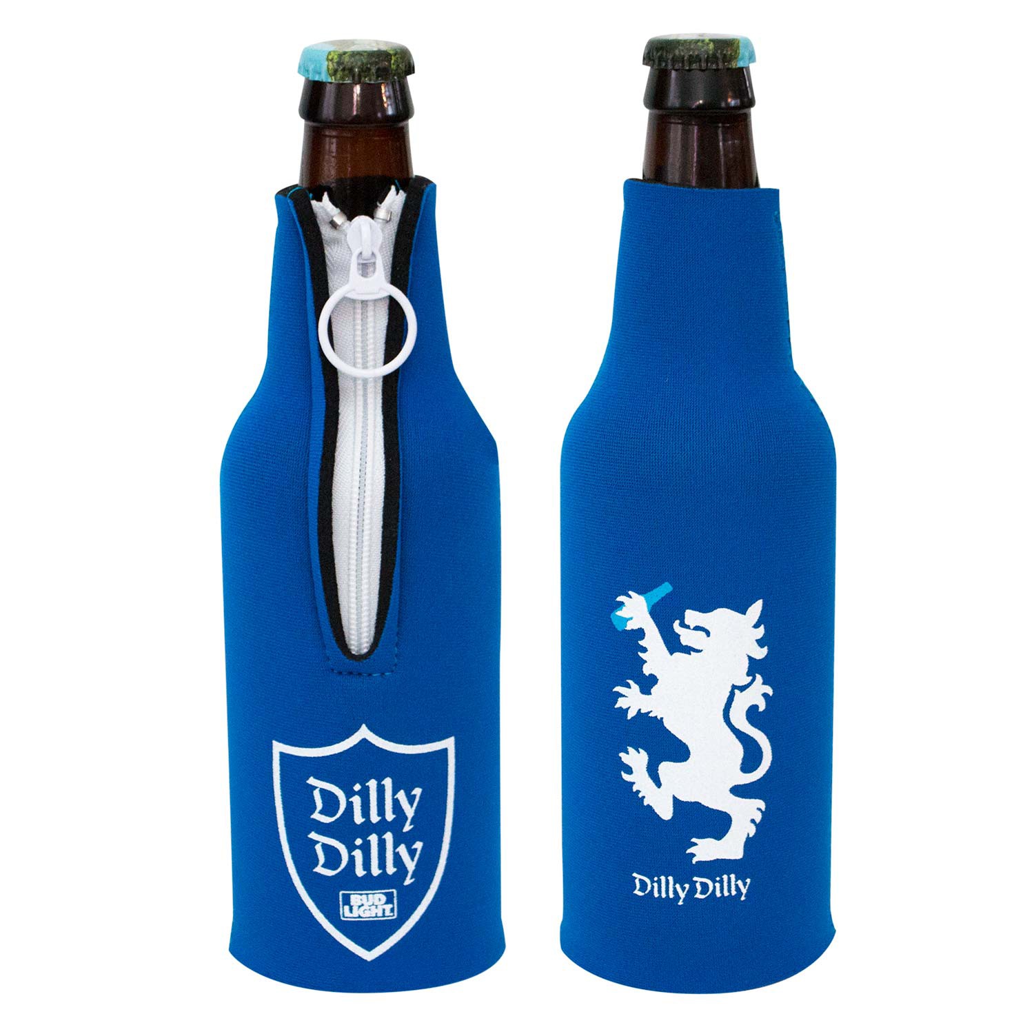 Bud Light Blue Dilly Dilly Bottle Insulator