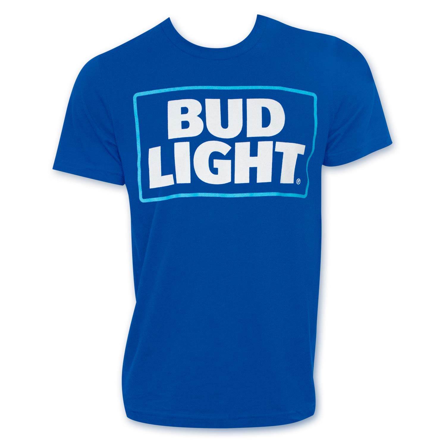 Bud Light New Logo Men's Royal Blue T-Shirt