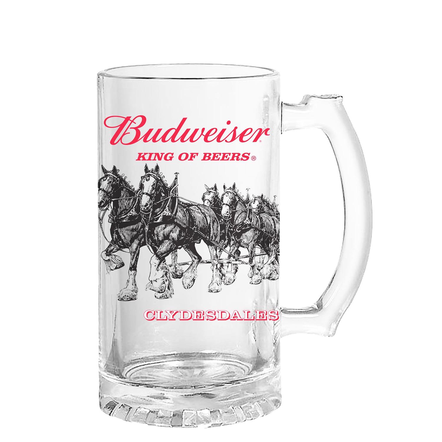 Budweiser Clydesdale 16 Ounce Beer Mug