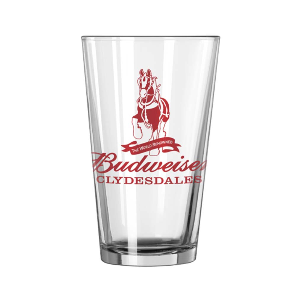 Budweiser Clydesdales Pint Glass