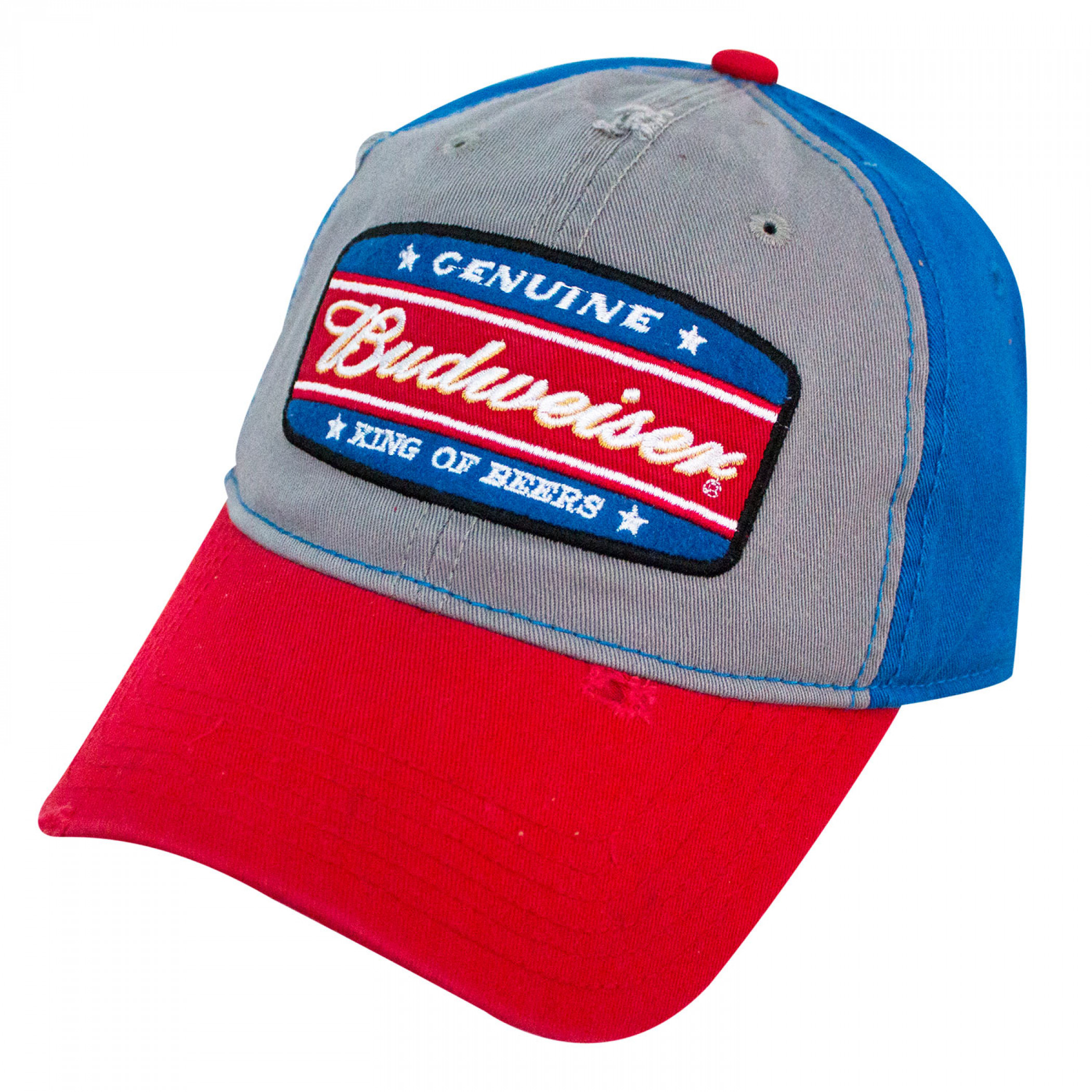 Budweiser King Of Beers Garnet Wash Snapback Hat