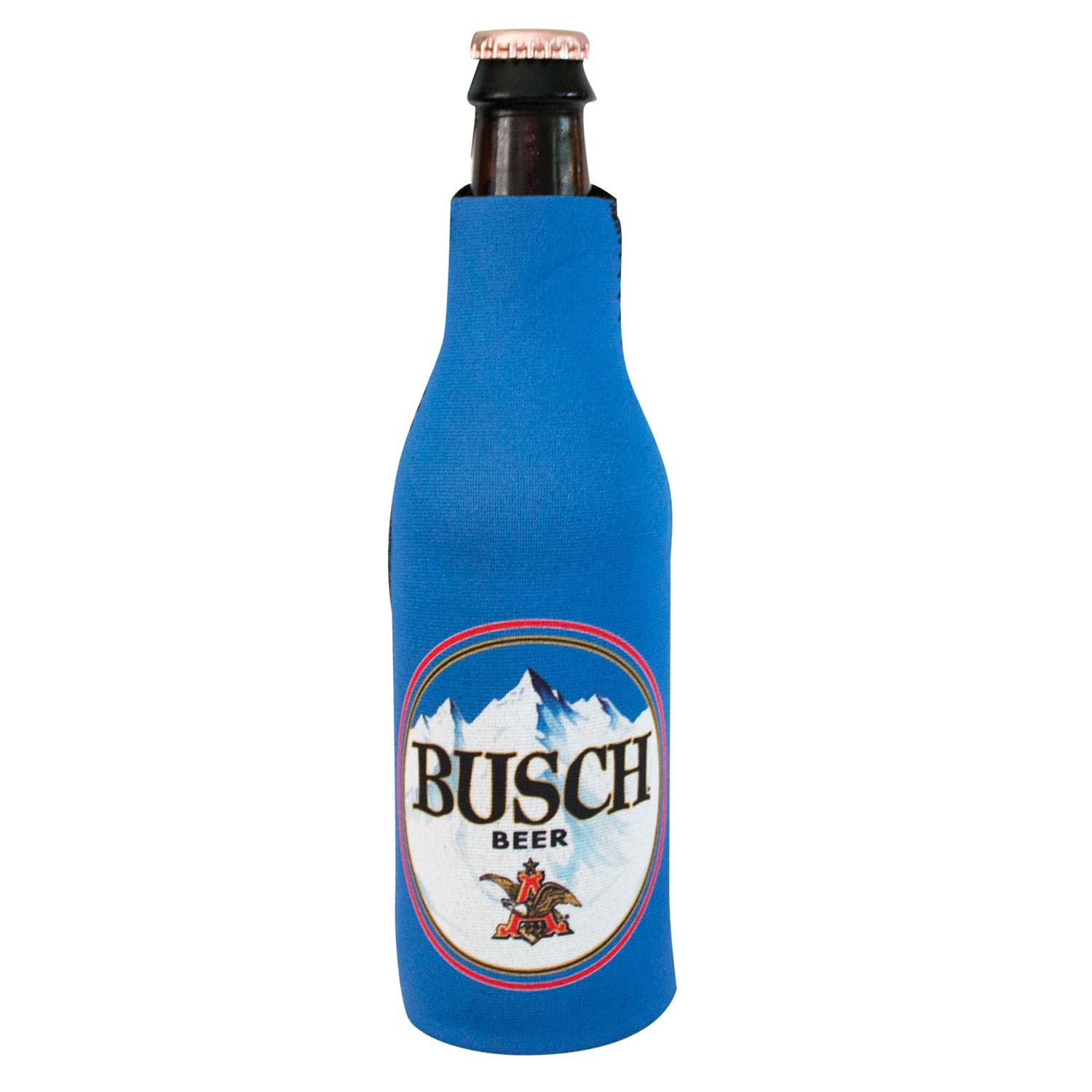Busch Beer Mountain Logo Bottle Hugger Insulator