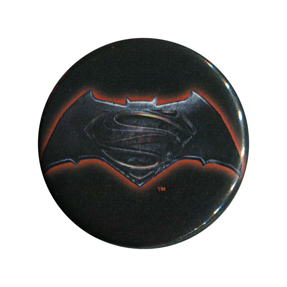 Batman V Superman Dawn Of Justice Logo Button