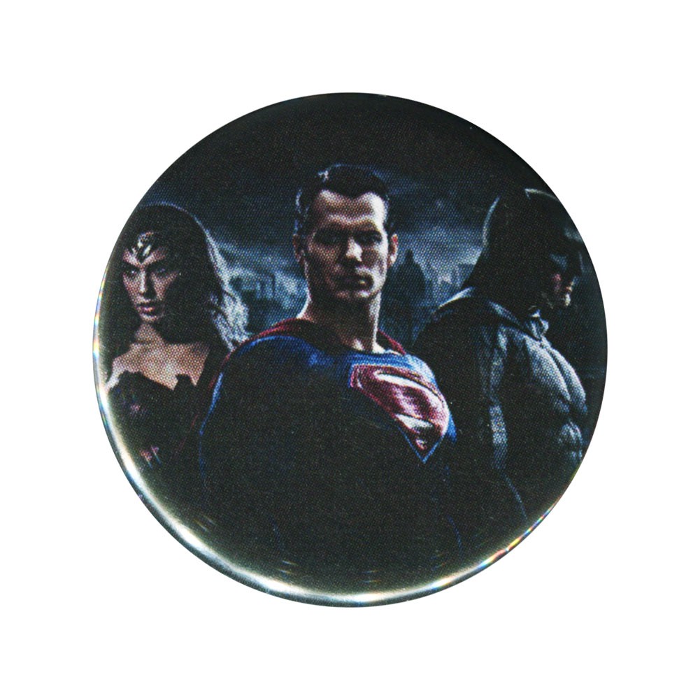 Batman V Superman 3 Characters Button