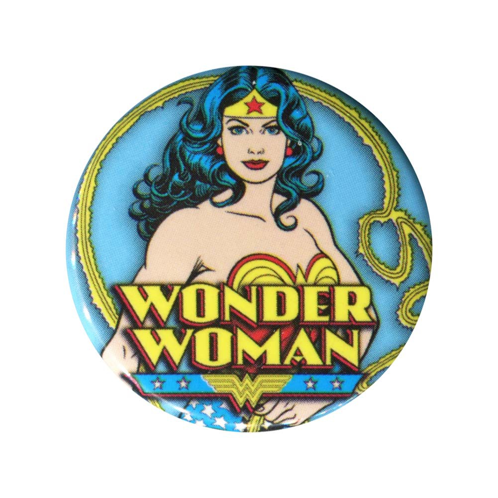 Wonder Woman Blue Button