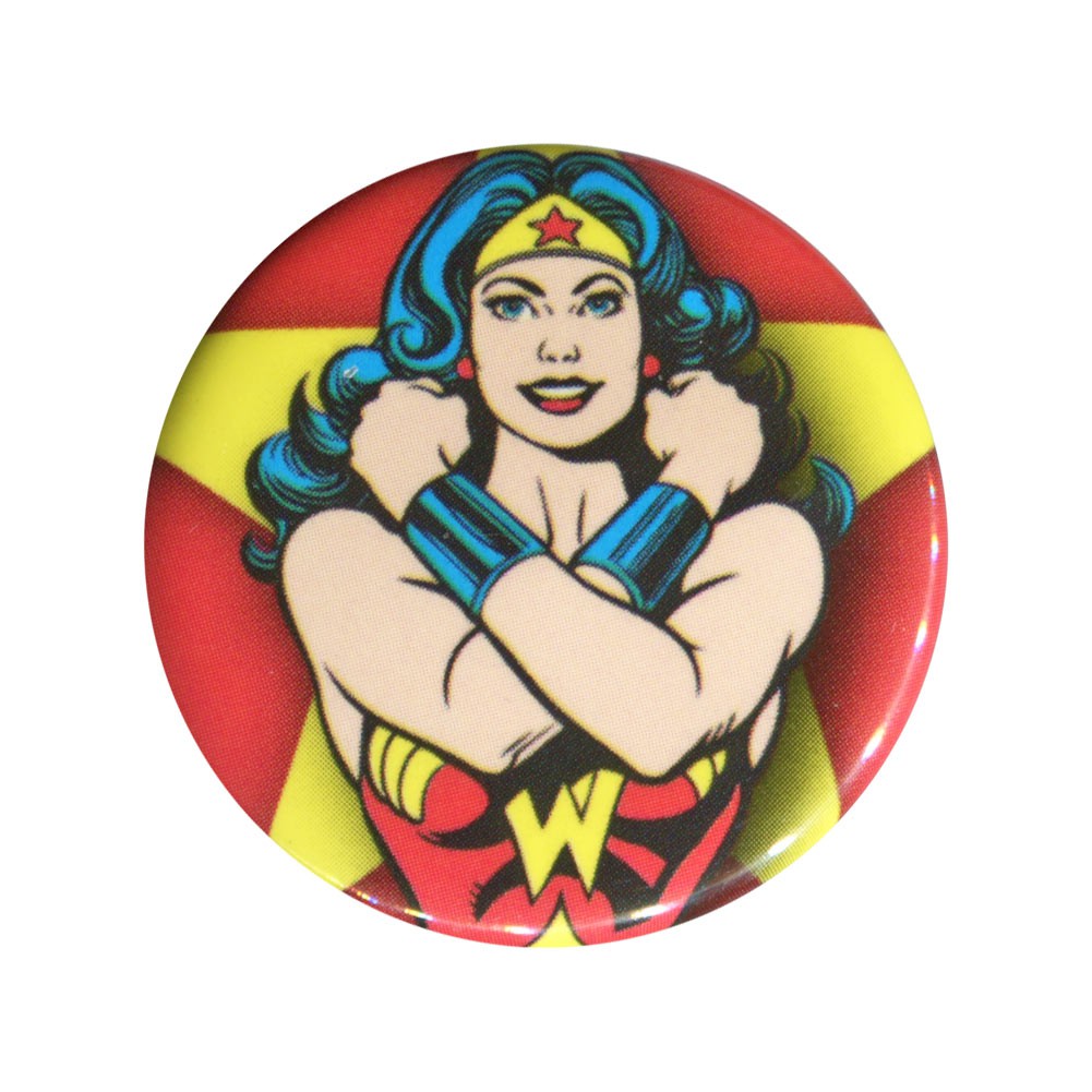 Wonder Woman Power Bracelets Red Button