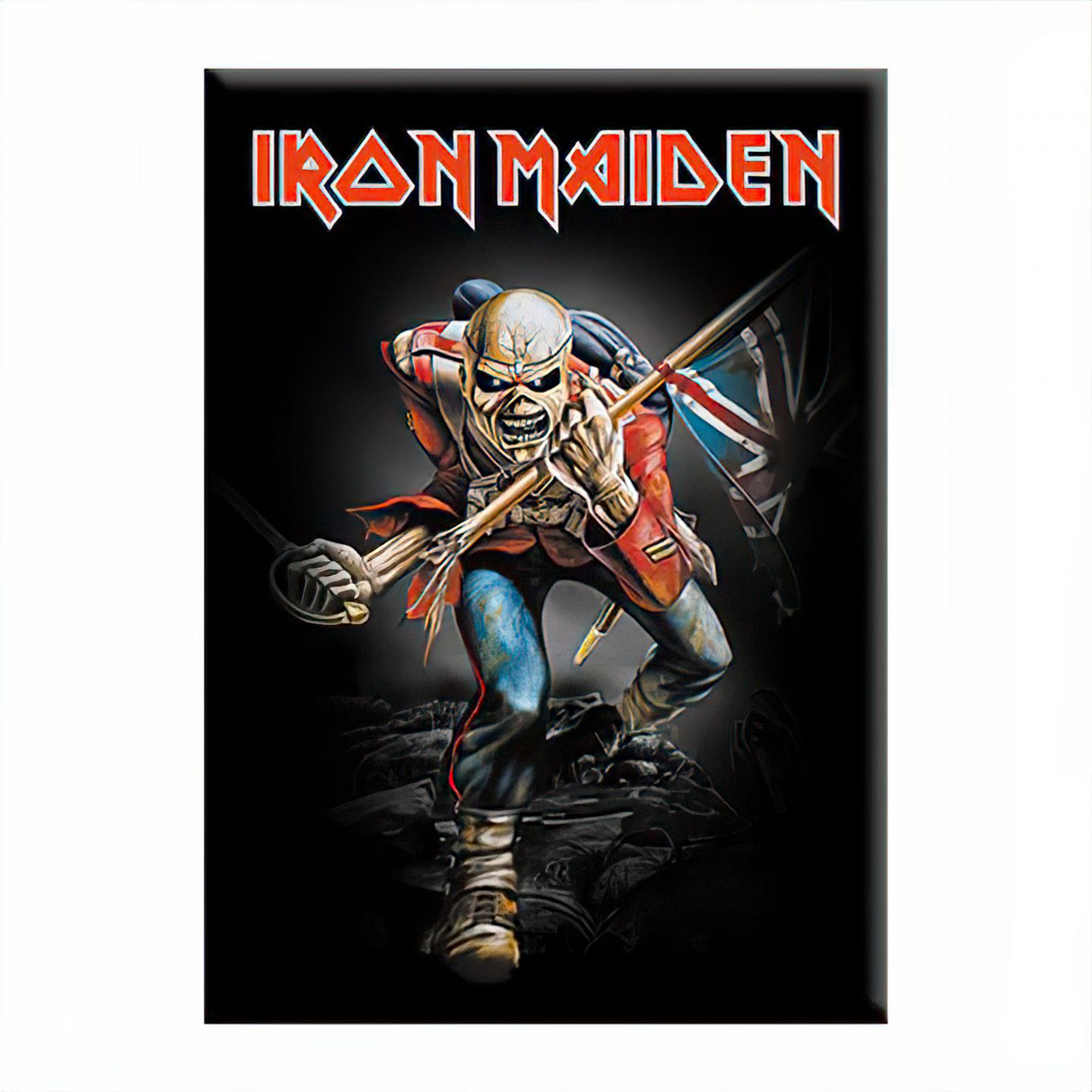 Iron Maiden British Flag Magnet