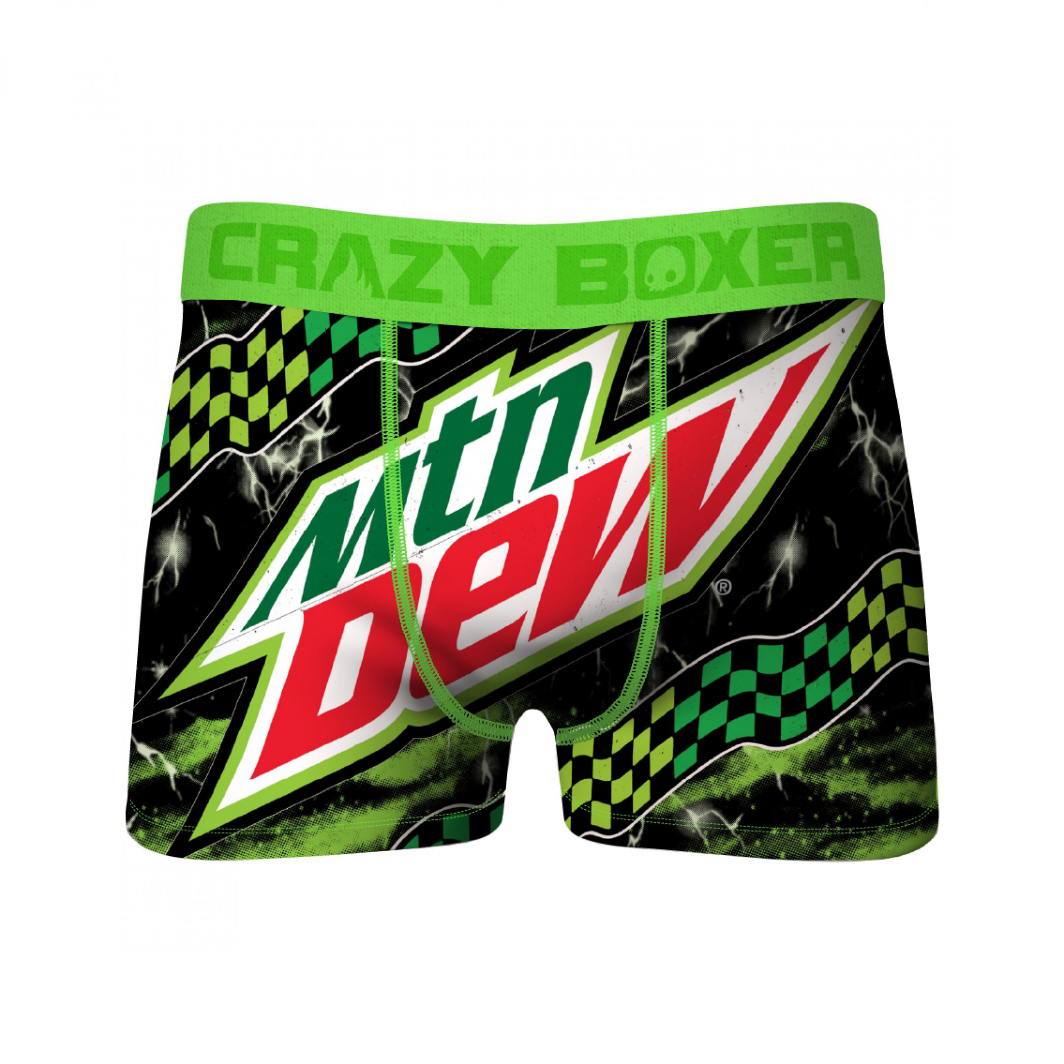 Crazy Boxers Mountain Dew Brand Boxer Briefs