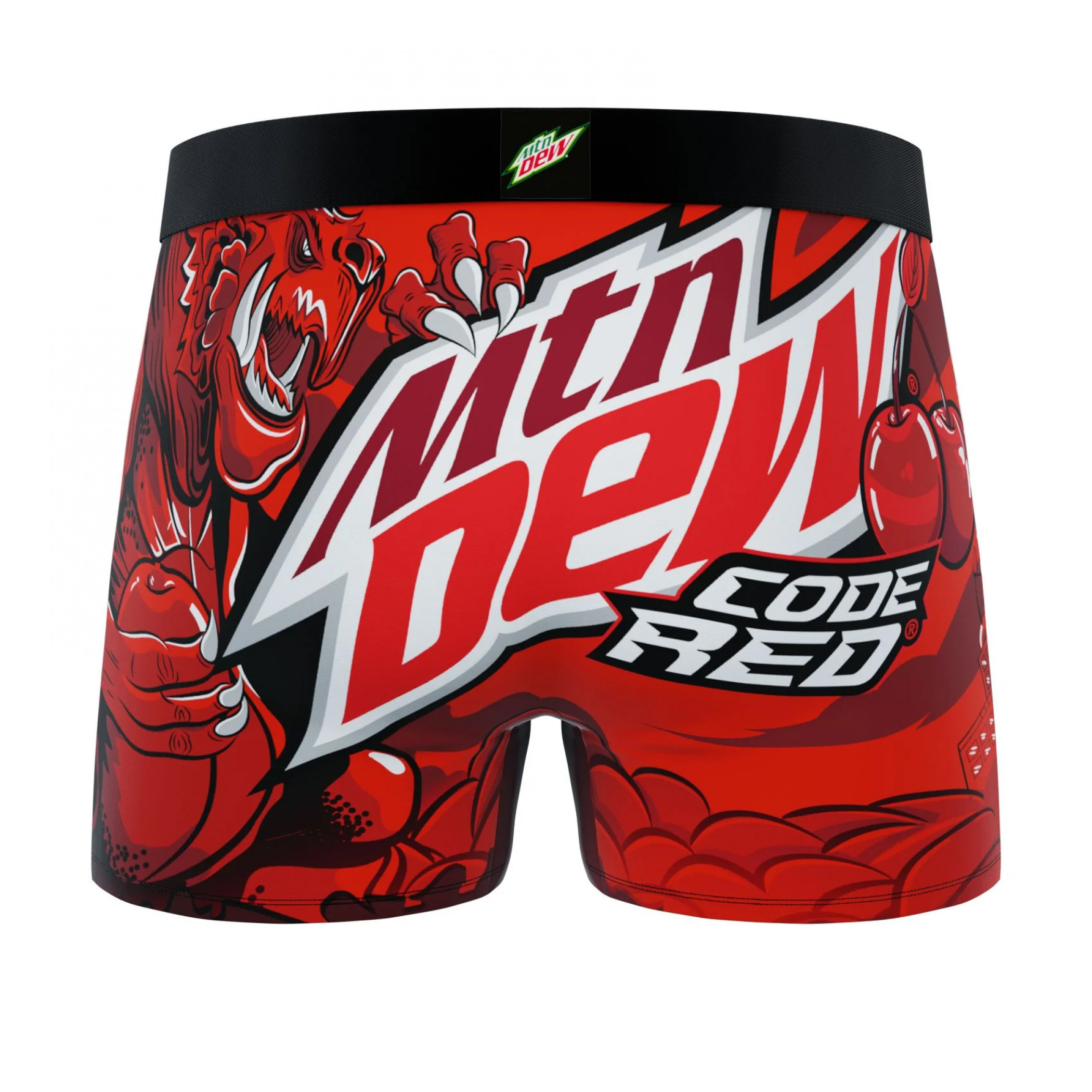 Crazy Boxers Mountain Dew Code Red Boxer Briefs