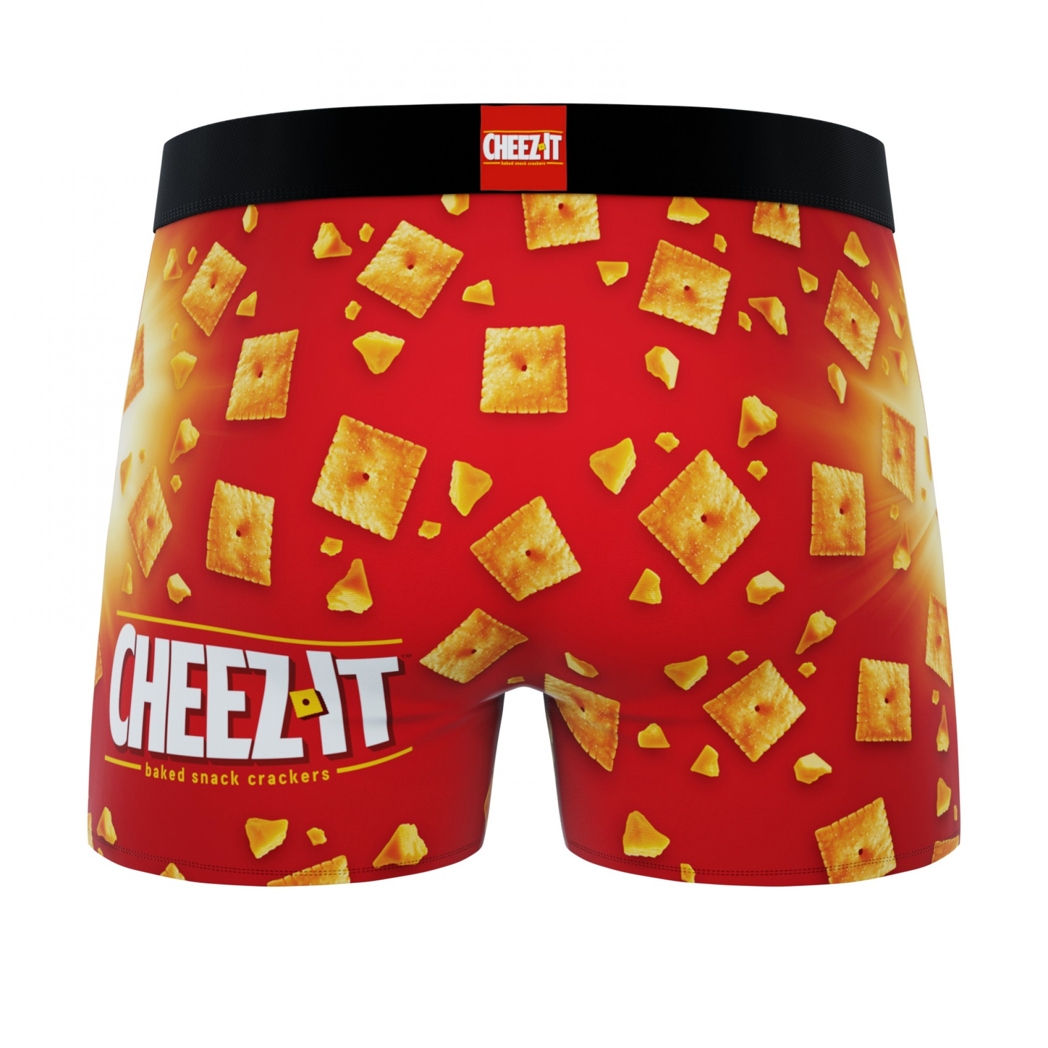 Crazy Boxers Cheez-It All Over Boxer Briefs Cracker Box