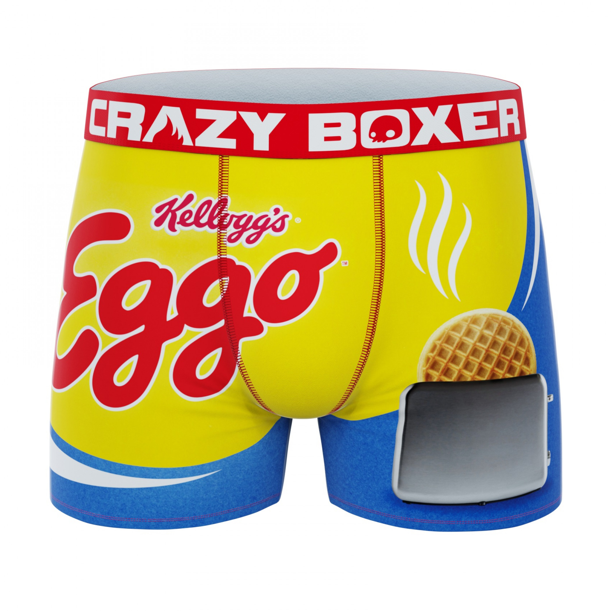 Crazy Boxers Kellogg's Eggos Boxer Briefs in Eggo Box