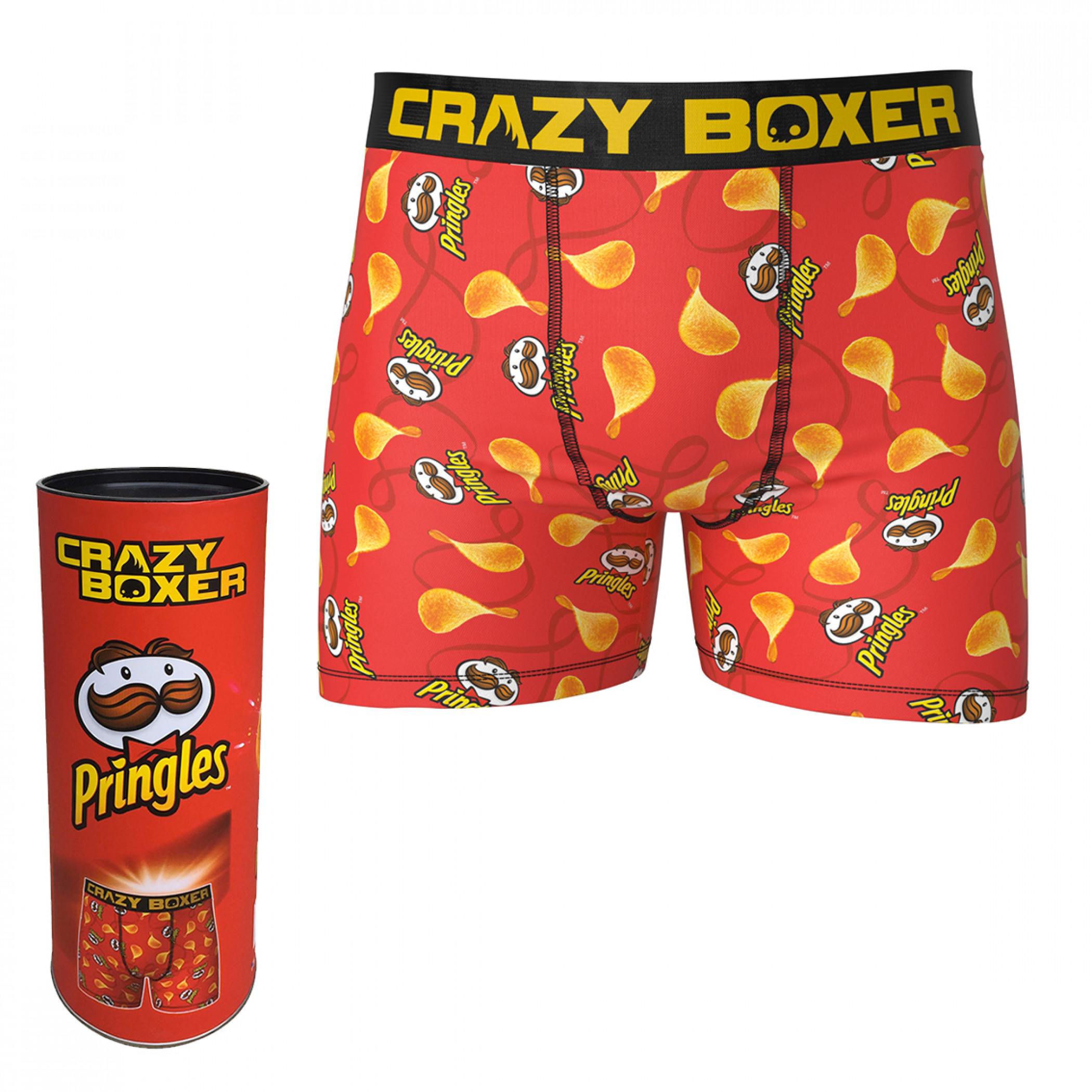 Pringles Chips Crazy Boxer Briefs in Pringles Tube