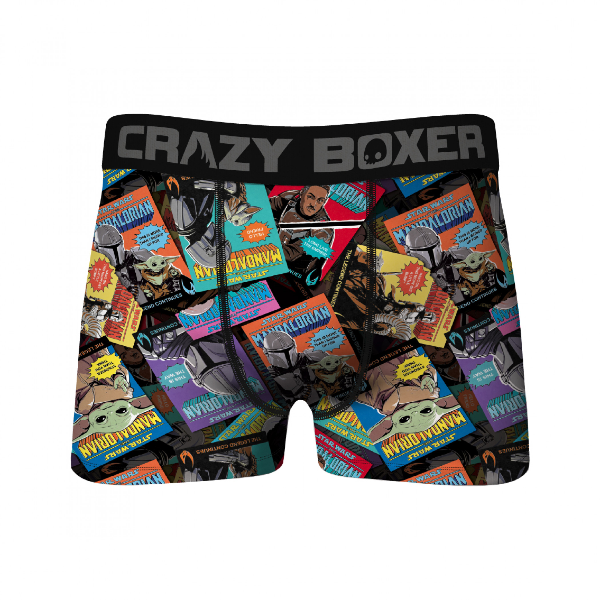 Crazy Boxers Star Wars Mandalorian and The Child Comic Boxer Briefs