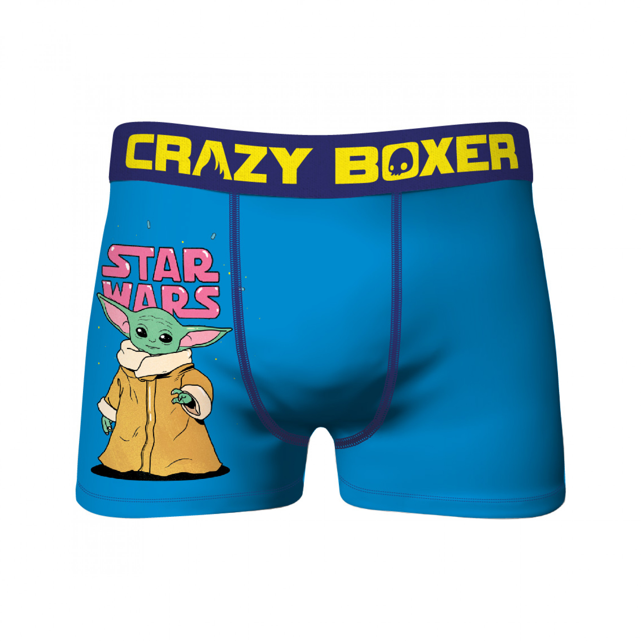 Star Wars The Child Blue Crazy Boxer Briefs