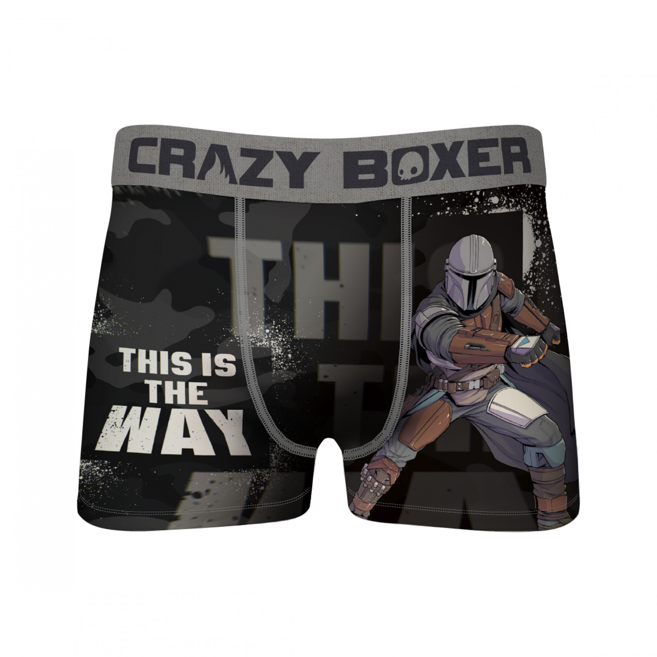 CRAZYBOXER The Mandalorian Halloween; Men's Boxer Briefs, Gift Box 