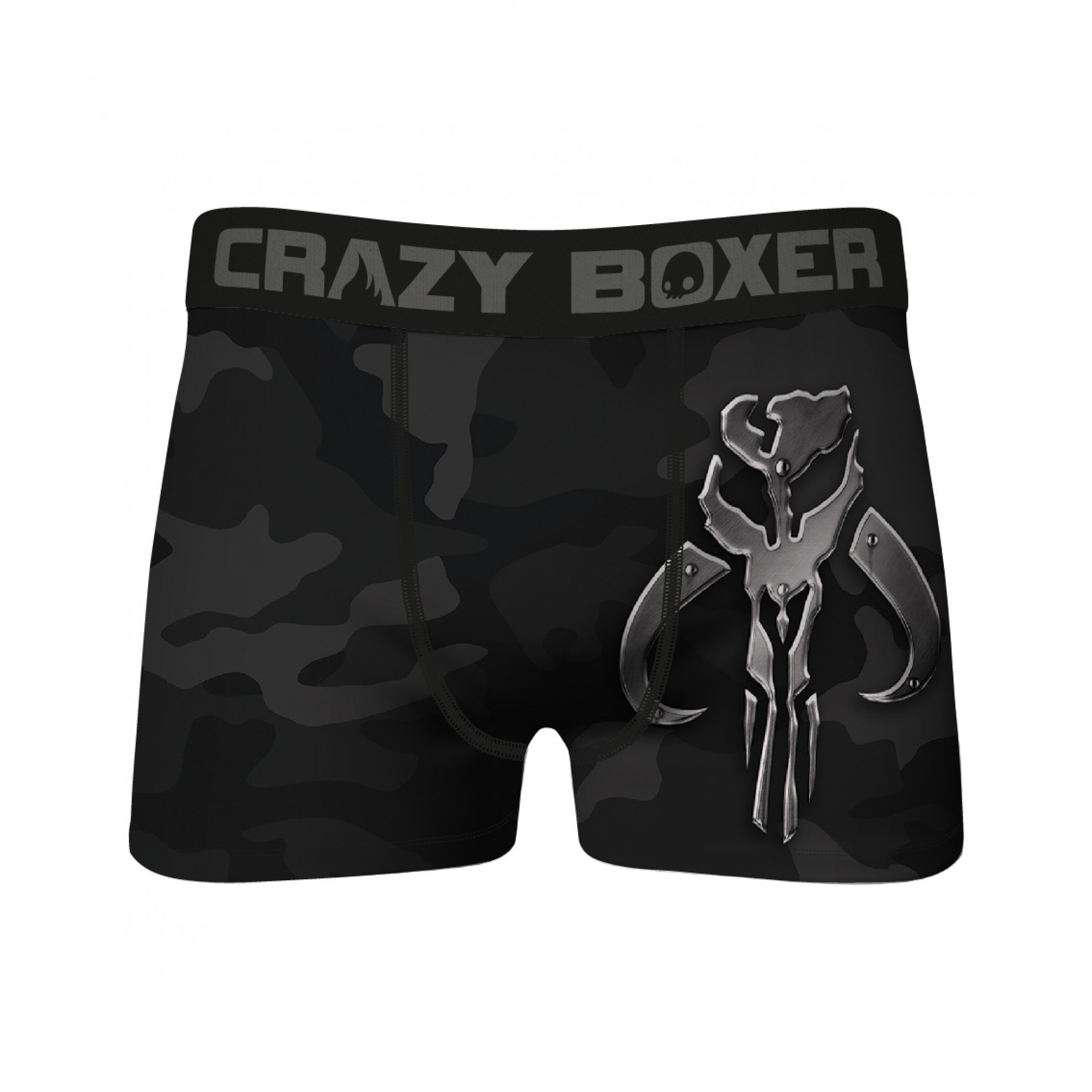 Star Wars The Mandalorian Symbol and The Child Waltzing Up 2-Pack of Crazy Boxer Briefs