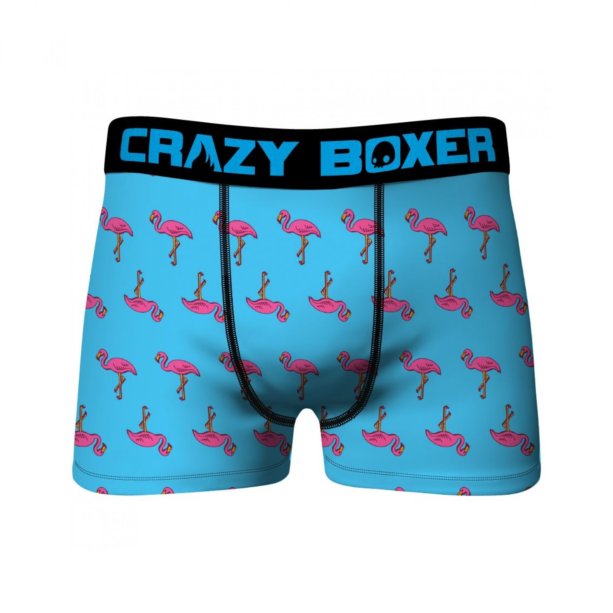 Crazy Boxer Mini Flamingos All Over Men's Boxer Briefs