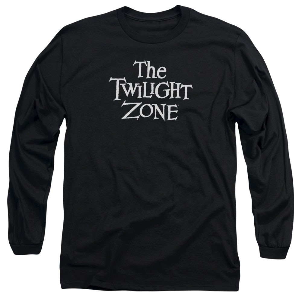 Twilight Zone Logo Black Long Sleeve T-Shirt