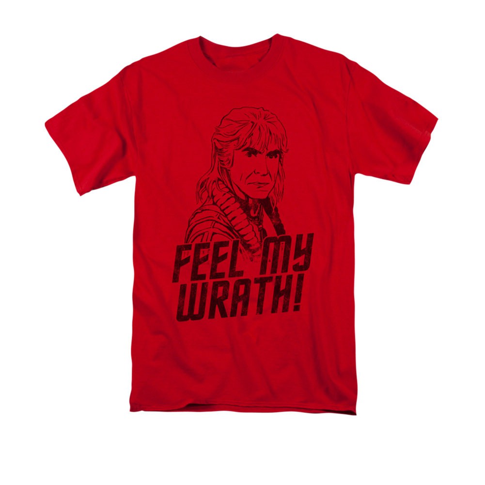 Star Trek Feel My Wrath Red Khan Tee Shirt