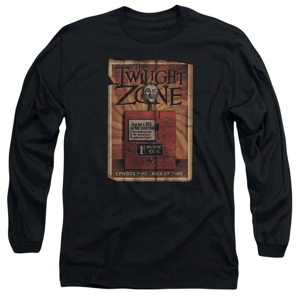 Twilight Zone Seer Black Long Sleeve T-Shirt