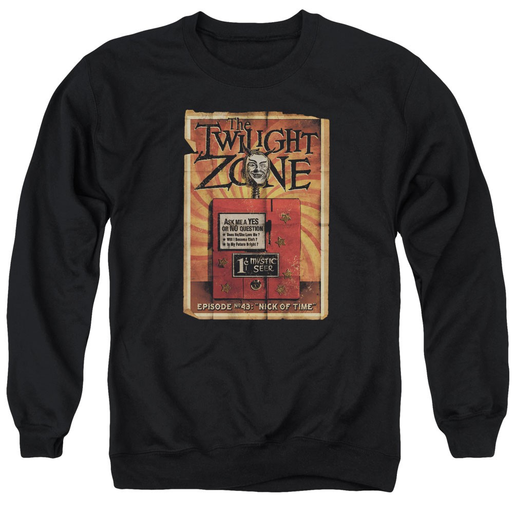 Twilight Zone Seer Black Crew Neck Sweatshirt