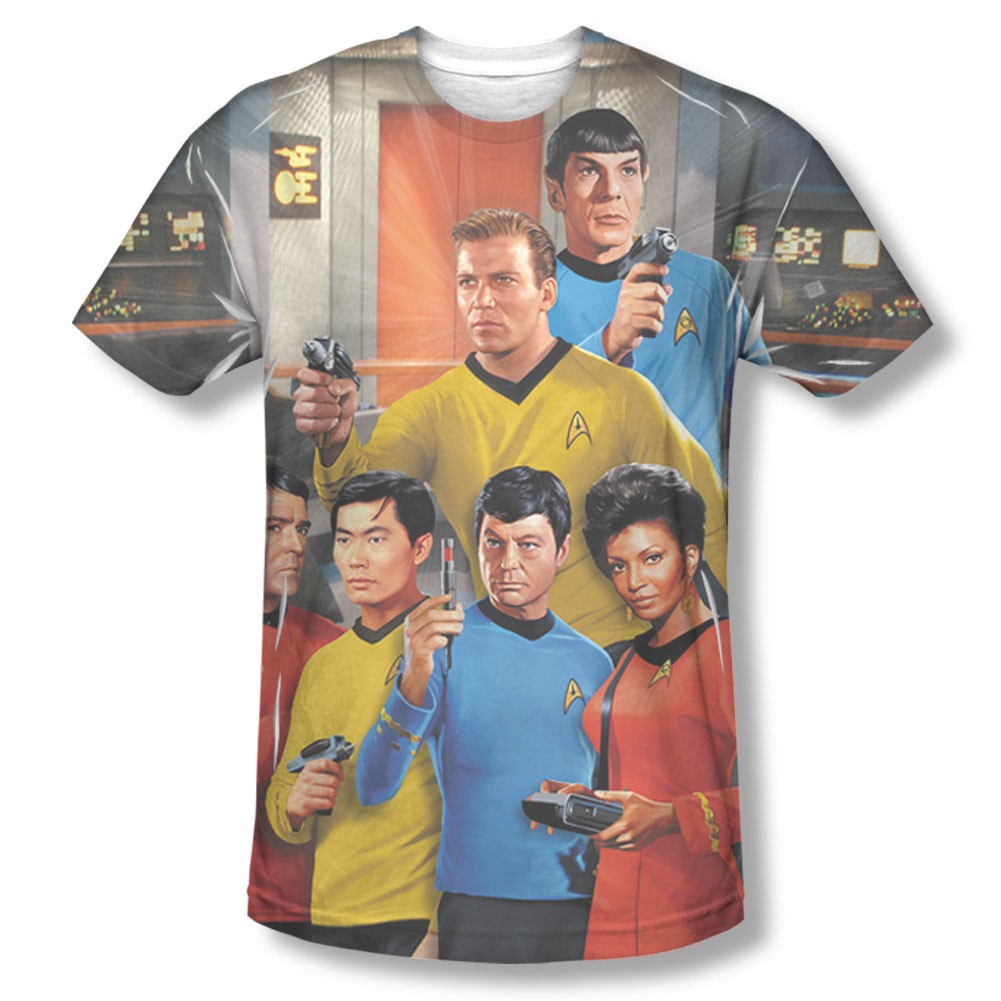 Star Trek TOS Bridge Sublimation T-Shirt