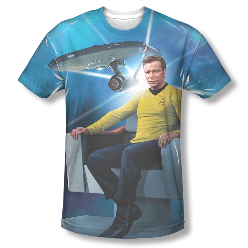 Star Trek Kirk's Ship Sublimation T-Shirt