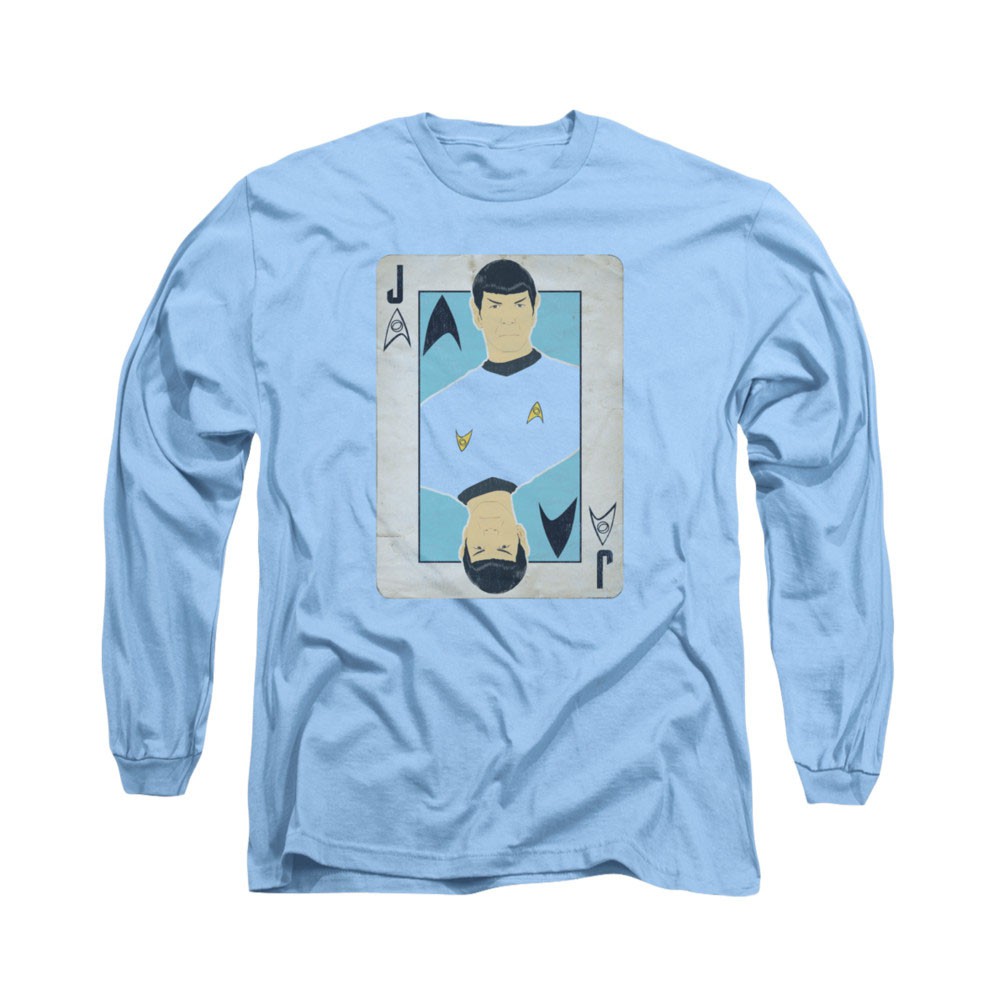 Star Trek TOS Spock Jack Blue Long Sleeve T-Shirt