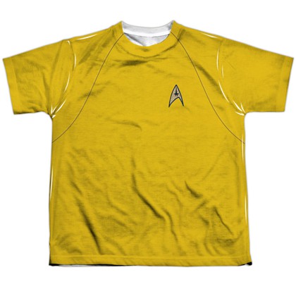 Star Trek Original Yellow Youth Costume Tee
