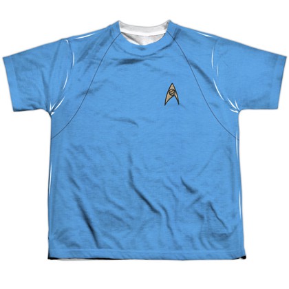 Star Trek Original Blue Youth Costume Tee