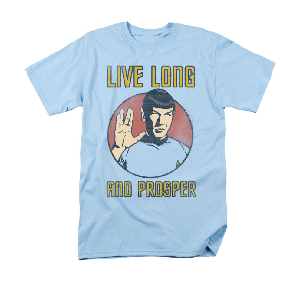 Star Trek Spock Live Long Blue T-Shirt
