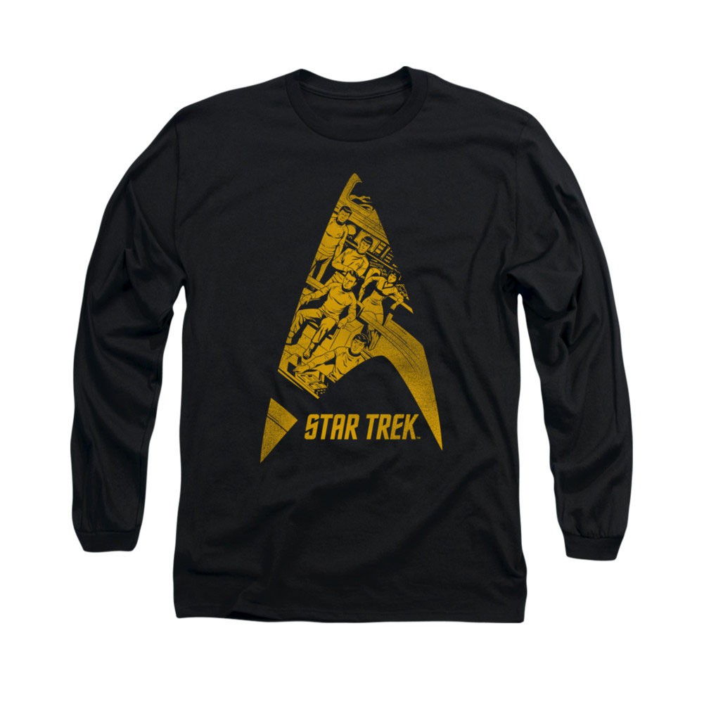 Star Trek Delta Crew Black Long Sleeve T-Shirt