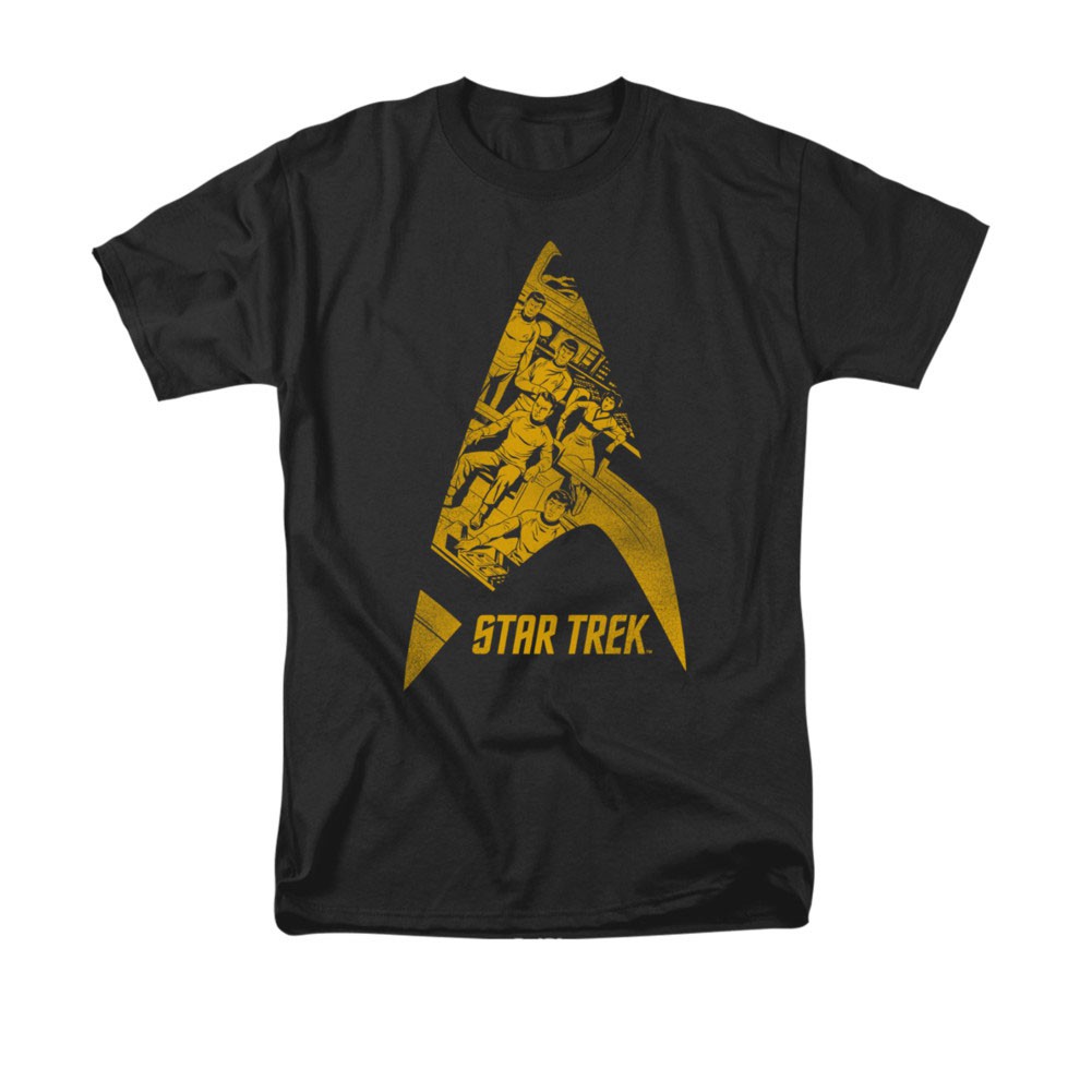 Star Trek Delta Crew Black Tee Shirt