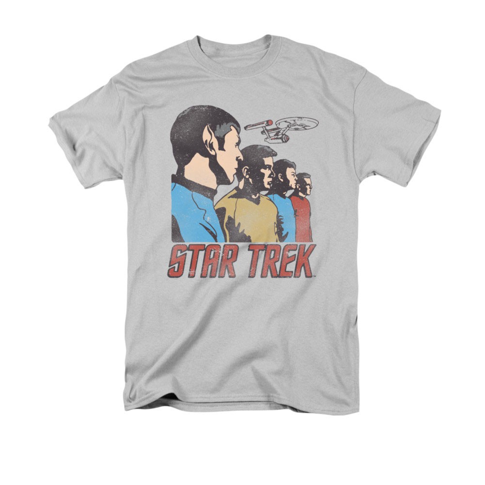 Star Trek Federation Men Gray Tee Shirt