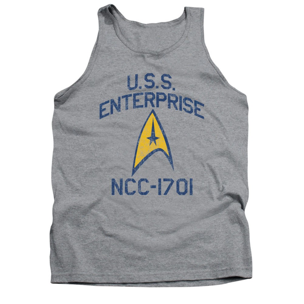 Star Trek USS Enterprise Gray Tank Top
