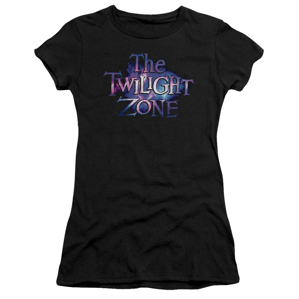 Twilight Zone Twilight Galaxy Black Juniors T-Shirt