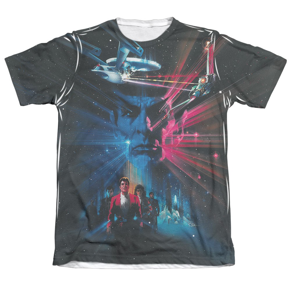 Star Trek III Movie Poster Sublimation T-Shirt