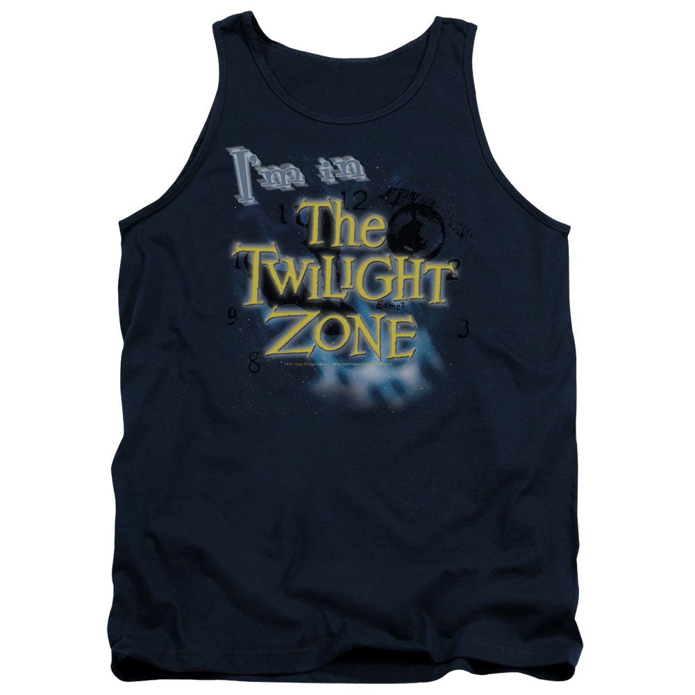 Twilight Zone I'm In The Twilight Zone Blue Tank Top