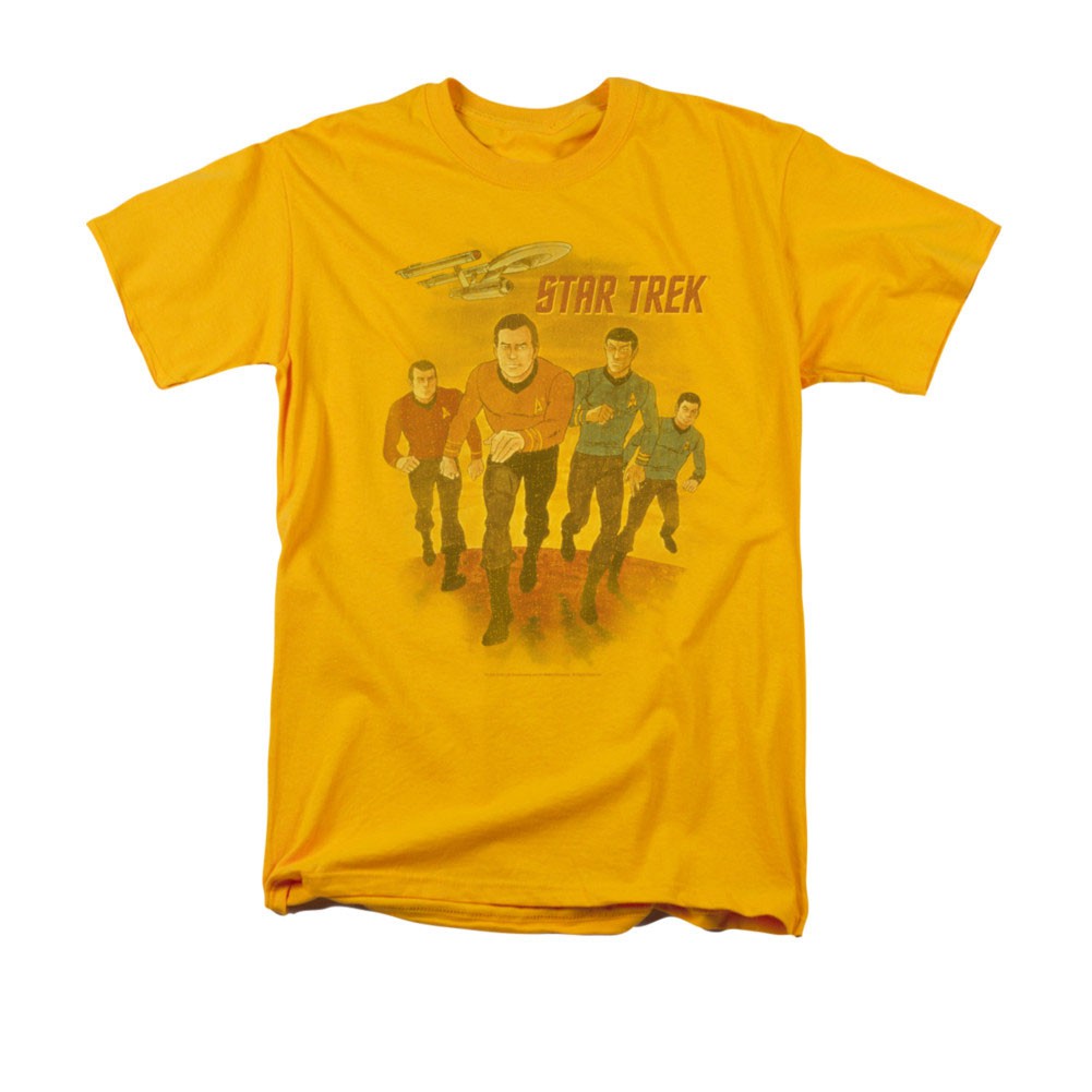 Star Trek Animated Yellow Tee Shirt