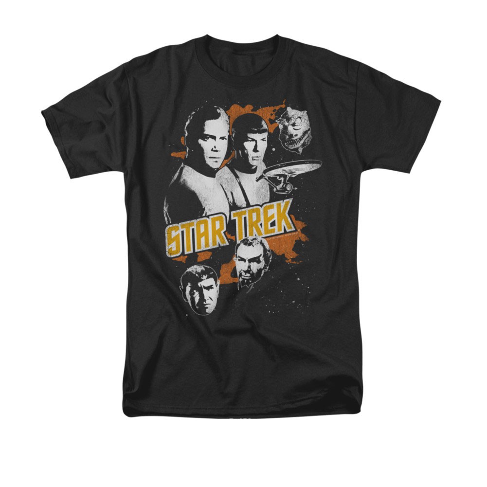 Star Trek Men's Black Good VS. Evil Tee Shirt