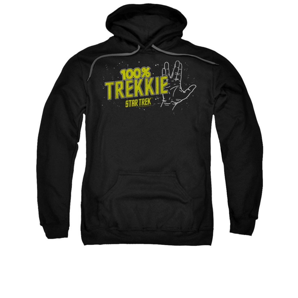 Star Trek 100% Trekkie Black Pullover Hoodie