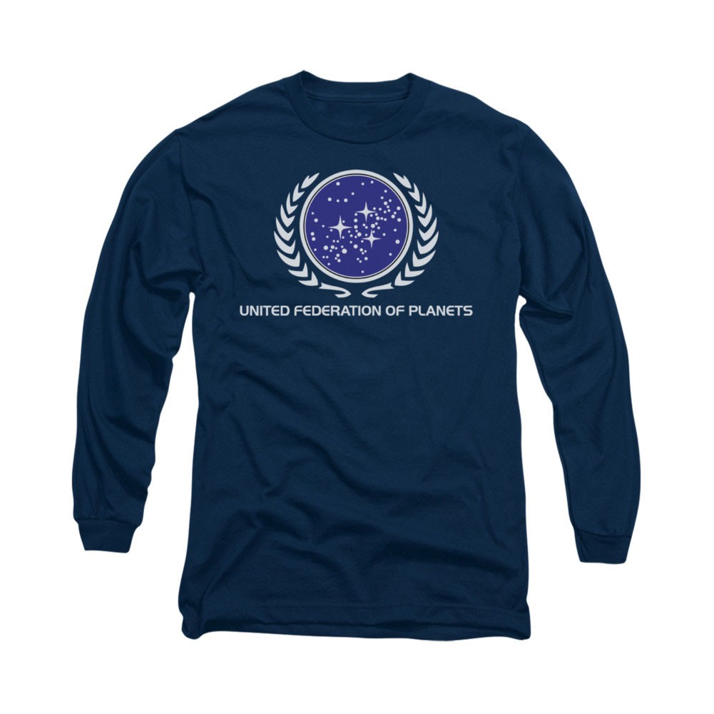 Star Trek United Federation Blue Long Sleeve T-Shirt