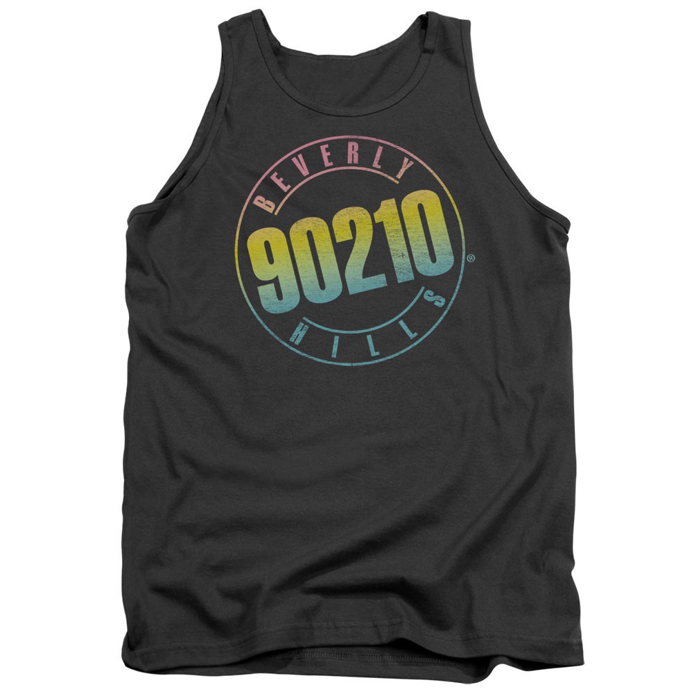 Beverly Hills 90210 Color Blend Logo Gray Tank Top